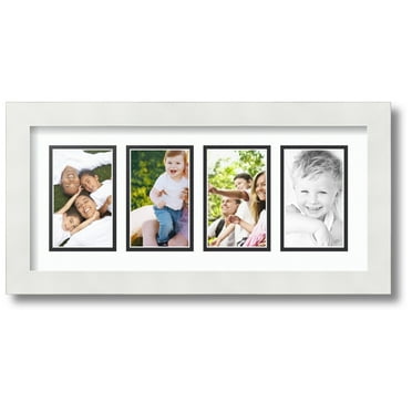 Rectangular Multi Picture Frame 5 Photo Plastic 1 Large 8 x 10" 4 Small 4 x 6" Rectangular Multi Picture Frame 5 Photo Plastic 1 Large 8 x 10" 4 Small 4 x 6"